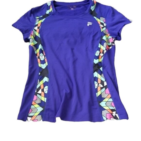 Fila Sport Purple Performance T-shirt sz Small - Picture 1 of 7
